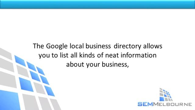 The Google Local Business Directory and How it Can Help Your Business - SEM Melbourne смотреть онлайн