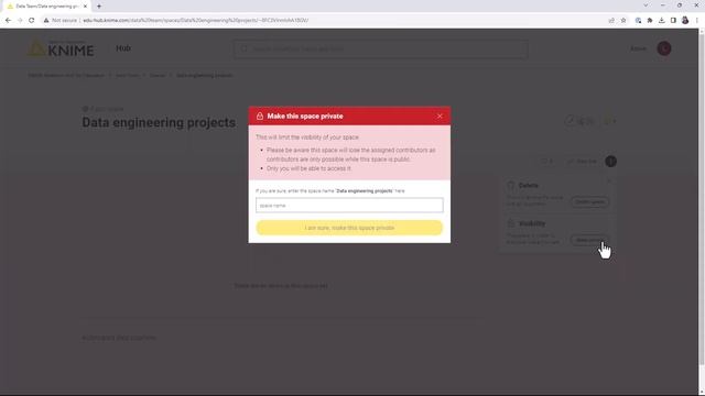 Manage team members and space permissions on KNIME Business Hub смотреть онлайн