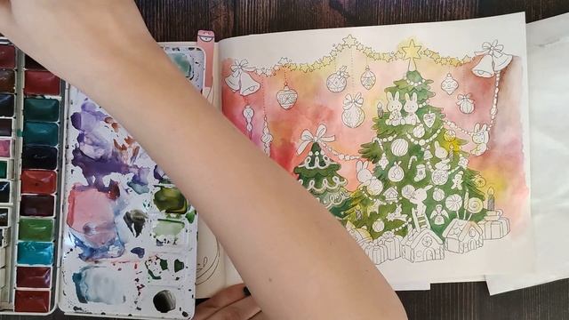 ТЭГ: Привычки колориста / Процесс раскрашивания Rabbitt's Fairy Tale by Cotolie (うさぎさんのメルヘン空想図鑑) смотреть онлайн