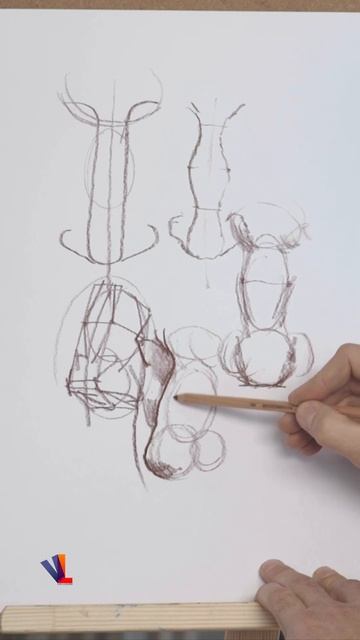 ЛИНЕЙНОЕ РИСОВАНИЕ НОСА В ТРИ ЧЕТВЕРТИ смотреть онлайн