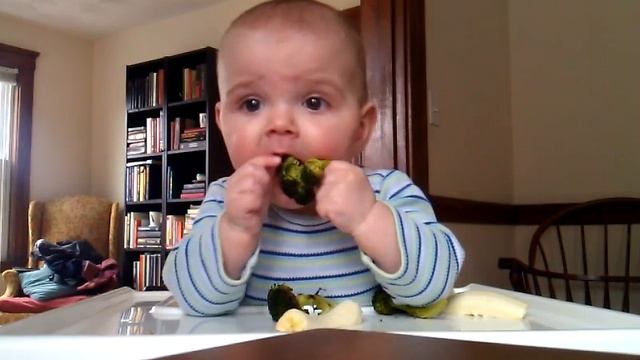 3.6.13 - First Day of Solids (Baby-Led Weaning) смотреть онлайн