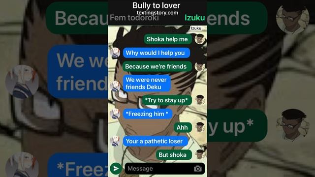 Bully to lover Deku x Fem Todoroki смотреть онлайн