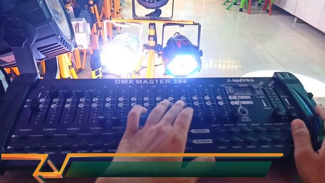 Setting Program ParLed DMX Mixer 384 смотреть онлайн
