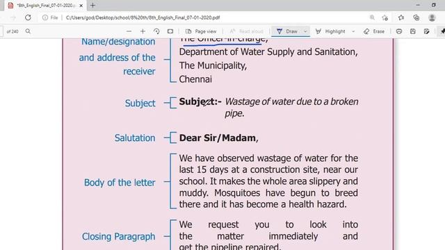 LETTER WRITING/FORMAL LETTER/INFORMAL LETTER/WITH EXAMPLE/EXPLAINED IN TAMIL@AcademyforGovtexams смотреть онлайн