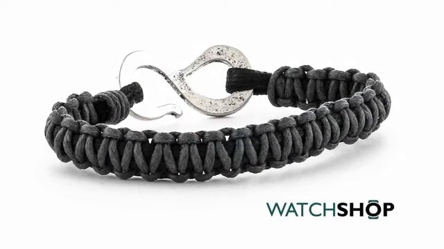 Icon Brand Jewellery Men's Silver Plated Underground Killa Bracelet (LE1028-BR-GRY) смотреть онлайн