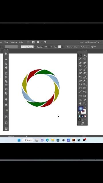 circle logo design /logo design tutorial/ adobe illustrator cc смотреть онлайн
