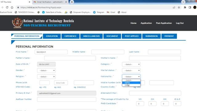 NIT Recruitment 2023 Online Form Tamil смотреть онлайн