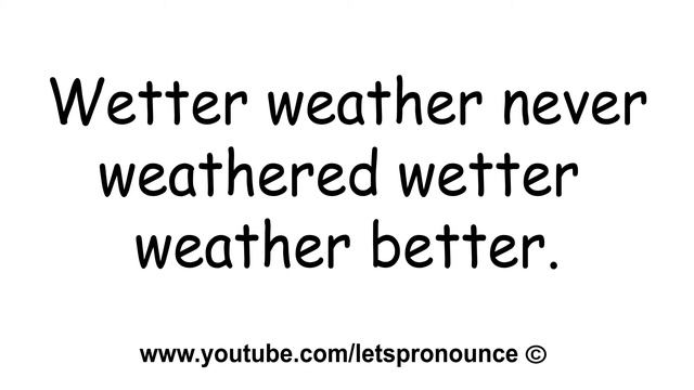 English Tongue Twister #178 - Improve your English Pronunciation смотреть онлайн