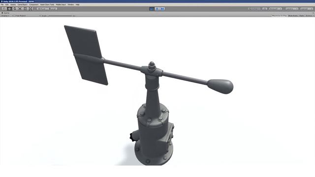 3D model. Wind sensor C. смотреть онлайн