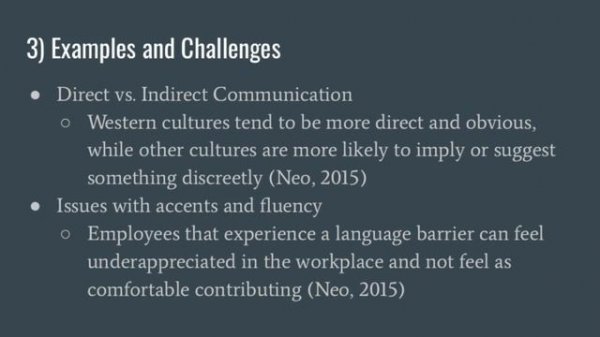 Multicultural Communication