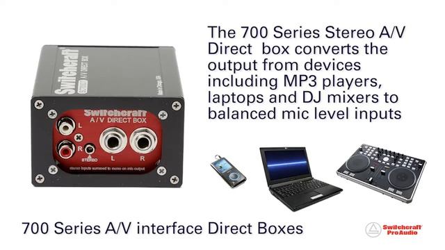 Switchcraft Pro Audio - 700 Series DI Boxes смотреть онлайн