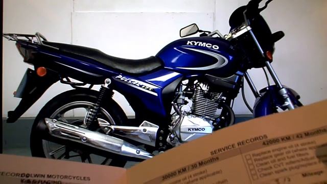 Kymco Pulsar 125 Ride with description. смотреть онлайн