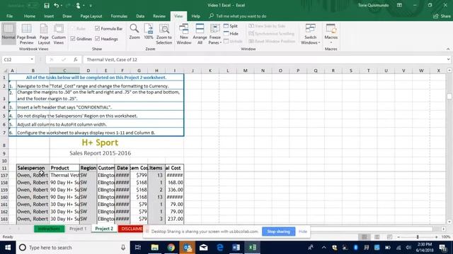 Excel Part 1