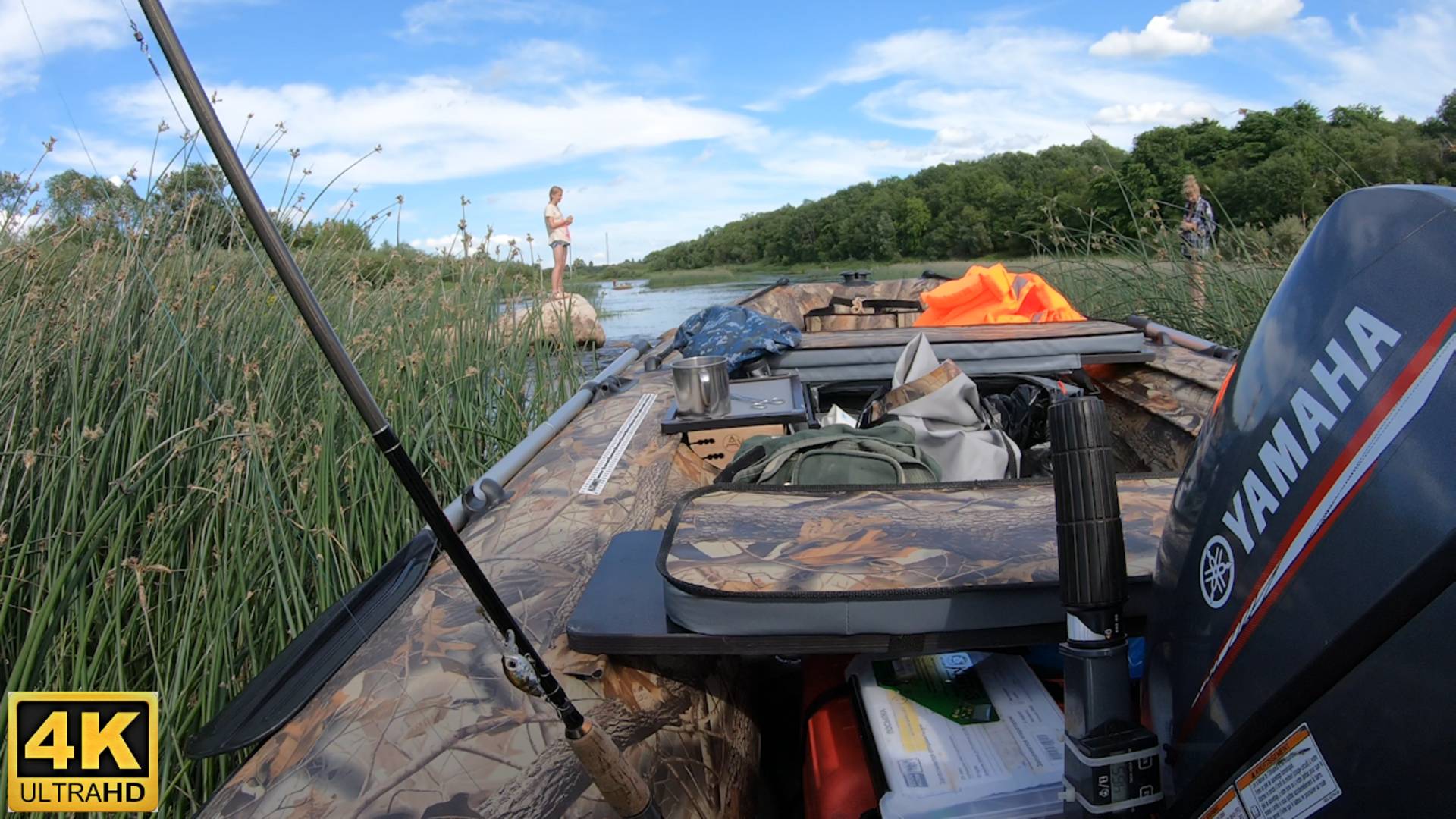 Путешествие на лодке с семьей. Лодочный мотор ямаха 9.9 и азимут эверест 385.Кренк Champik 35F-SR смотреть онлайн