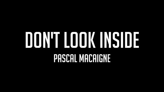 Don't Look Inside - Pascal Macaigne [Samsung SD AD] [FULL SONG] смотреть онлайн