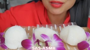 ASMR Snowball MOCHI (EATING SOUNDS) NO TALKING | SAS-ASMR