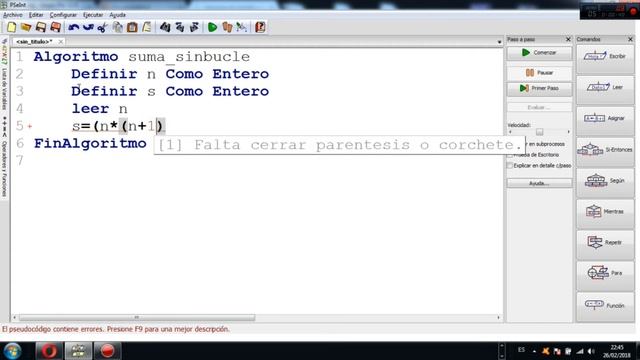 ALGORITMOS EN PSEINT Y C++ SUMA DE N NÚMEROS SIN UTILIZAR BUCLES(GAUSS) смотреть онлайн