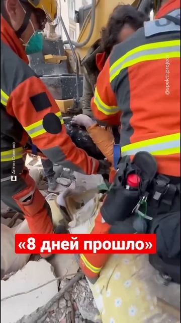 В Турции русские ребята нашли под завалами живую женщину #shorts #турция #землетрясение смотреть онлайн