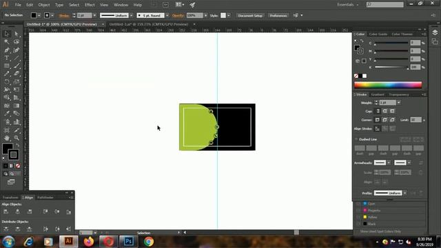How to Create a Print Ready Business Card Design in Adobe Illustrator CC I Ep-02 смотреть онлайн