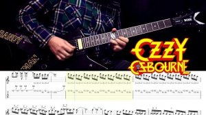 Ozzy Mrs Crowley Solo Only Tabs