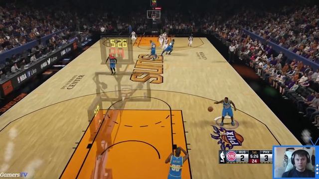 NBA 2K15 MY TEAM #32 СтарПерцы Domination vs Suns лучий пас в истории NBA2K и сапфир Dumars смотреть онлайн