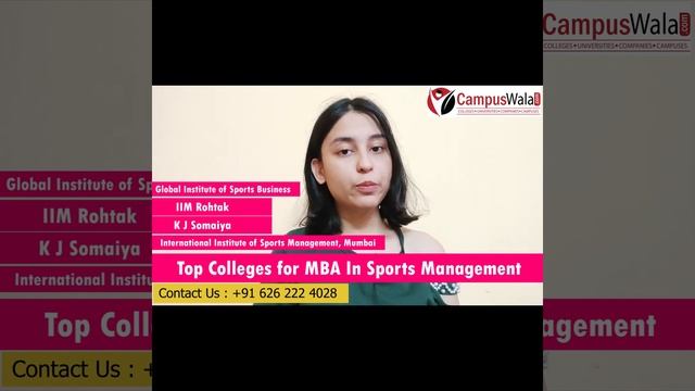 Top Colleges for MBA In Sports Management #shorts смотреть онлайн