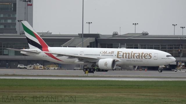 FIRST VISIT: Emirates Boeing 777-200LR (B77L) Action In Montreal (YUL/CYUL)