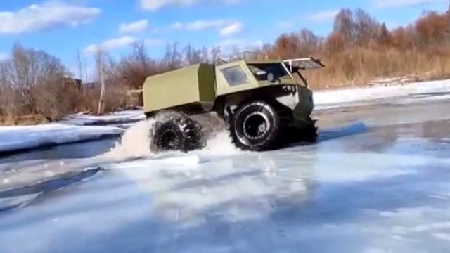 Первый выезд вездехода Ветер после покупки смотреть онлайн