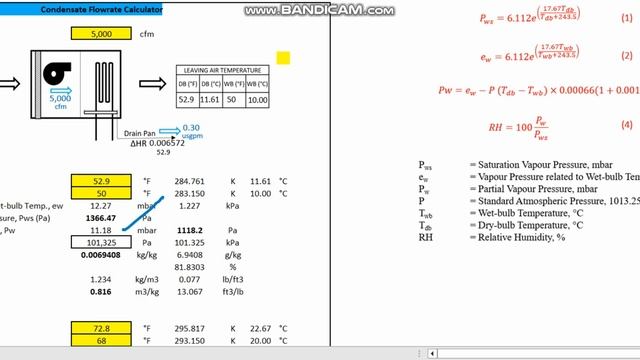 How to calculate the water vapour partial pressure . Video No:02 ,Part no: 05 смотреть онлайн