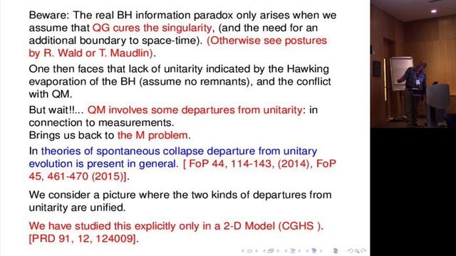 Daniel Sudarsky: Addressing in a Concrete Manner the Gravitation Quantum Interface смотреть онлайн