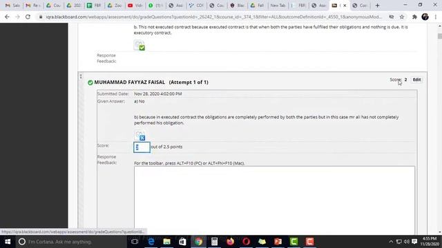 How to Grade Essay Type Questions - Question Wise - Fall 2020 IU Business Law and Taxation смотреть онлайн