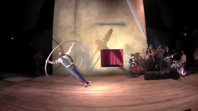 Ortosrs - Cyr wheel performance // cIRKO cAChIvATSE 8 year celebrations -- January 2018 -- смотреть онлайн
