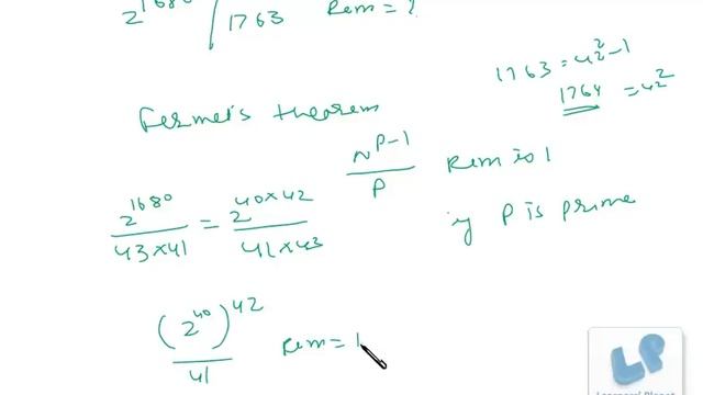 Number System Video Lectures For CAT, XAT,CMAT Competitive Exams. Fermat's Theorem