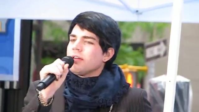 Mad World sound check by Adam Lambert on Today Show May 28, 2009 смотреть онлайн