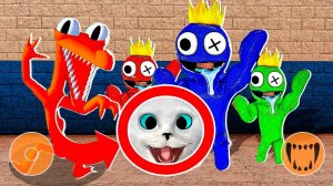 ИГРАЙЮ ЗА АПЕЛЬСИНА В РАДУЖНЫЕ ДРУЗЬЯ В РОБЛОКС! Rainbow Friends ROBLOX Котенок Кронос