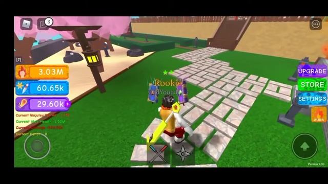 ROBLOX OP NINJA SIMULATOR УЧИМСЯ БЫТЬ НИНДЗЯ... смотреть онлайн