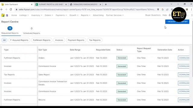 Flipkart Seller business profit & Loss Calculation Sheet method | Flipkart Payment reconciliation смотреть онлайн