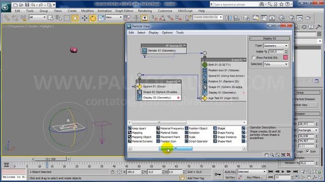 3DS MAX 2011 - Particle Flow C смотреть онлайн