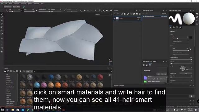 Hair Smart material Tutorial смотреть онлайн