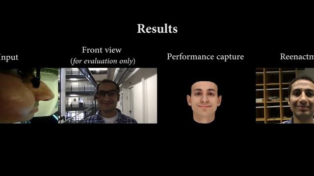 EgoFace: Egocentric face performance capture and videorealistic reenactment смотреть онлайн