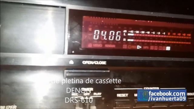 Test 2 de funcionamiento de pletina DENON DRS-610 - DENON cassette deck смотреть онлайн