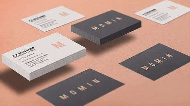 business card mockup смотреть онлайн