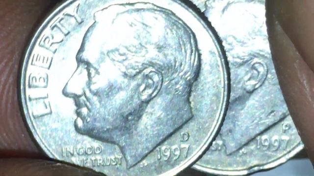 Rare bug... Roosevelt one cent - 1997 D- P смотреть онлайн