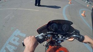 Сдача на права на мотоцикл, экзамен на категорию А