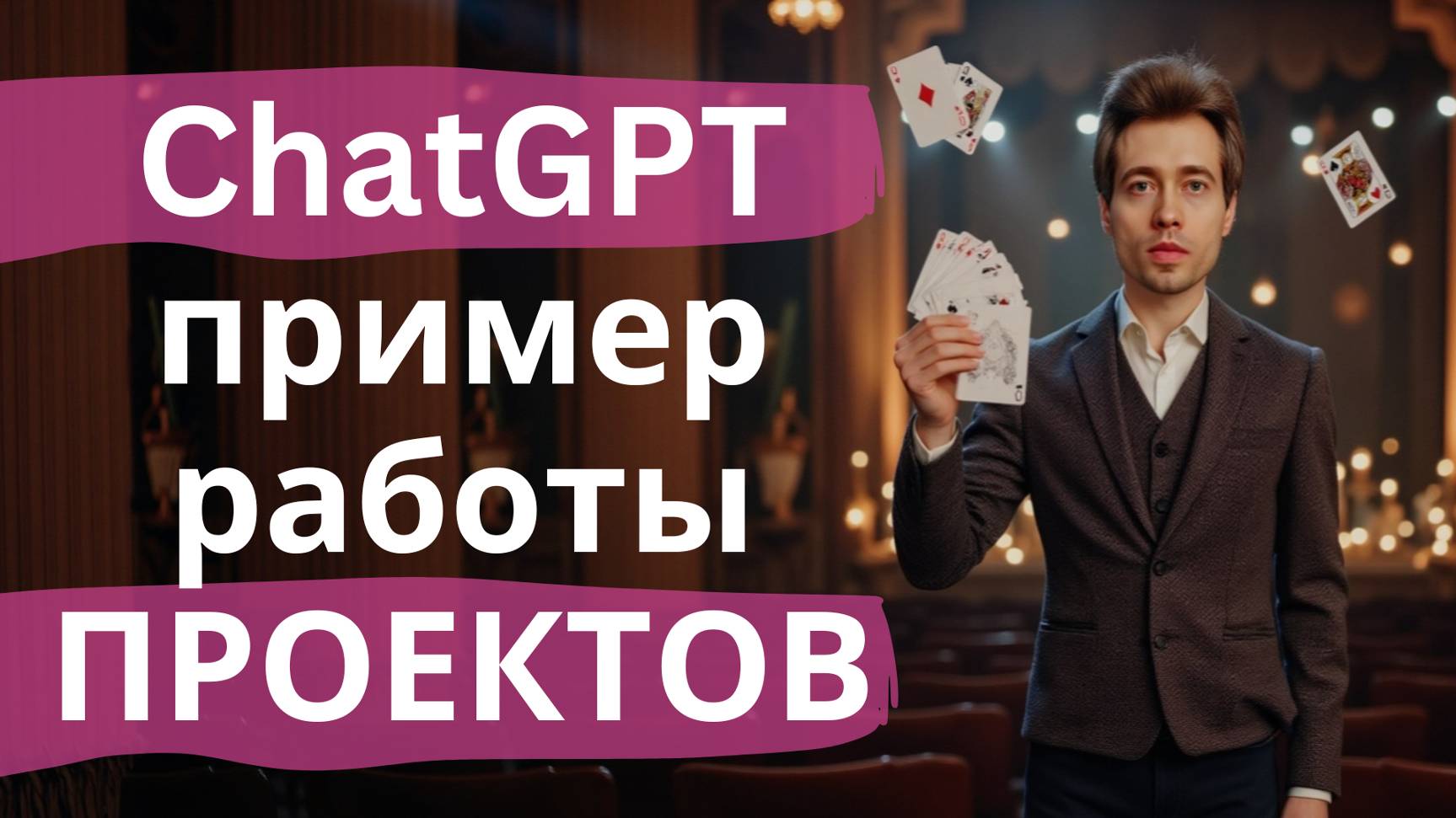 Проекты в нейросети ChatGPT - пример работы смотреть онлайн