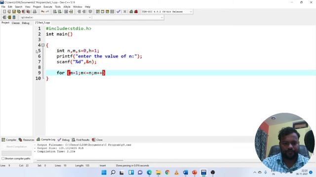 Write a program to generate sum of series 1! +2! +3! +--------------n! смотреть онлайн