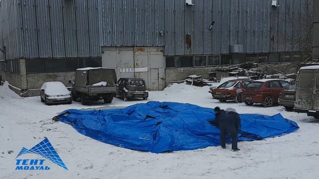 Установка надувной палатки ПНМ 6-10 смотреть онлайн
