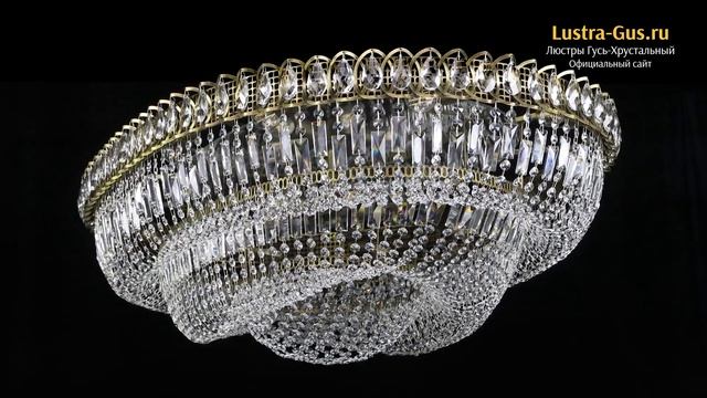 Хрустальная люстра «Кольцо Овал №17 под бронзу» - Гусь-Хрустальный завод смотреть онлайн
