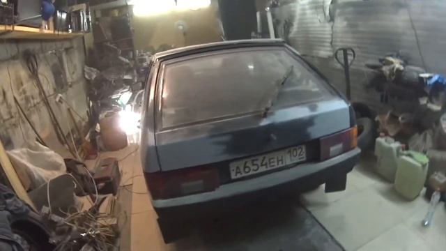 Из утиля в идеал. Гаражная покраска 2109. Покрасить и не умереть))) смотреть онлайн