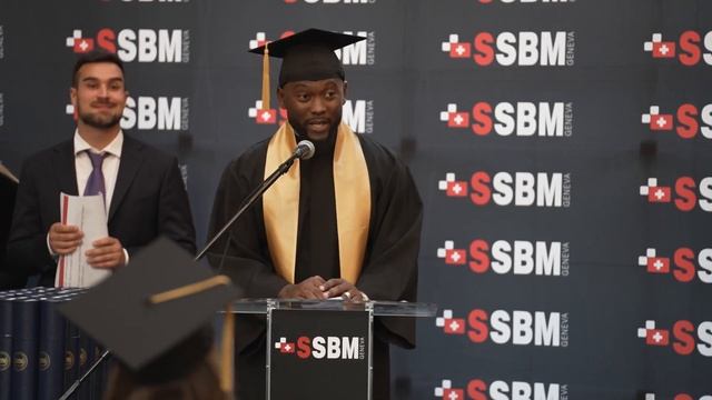 Njweipi Mondi Etamini - Student Speech - SSBM Geneva Graduation ceremony 2023 смотреть онлайн